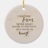 ペットメモリアル オーダーメイド 追悼 セラミックオーナメント (裏面)