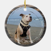 ペットメモリアル サークル グランジ2 フォト セラミックオーナメント (裏面)