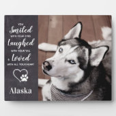 ペットメモリアル - ペットの死を偲ぶ - ペット追悼 フォトプラーク (正面)