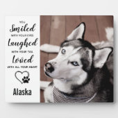 ペットメモリアル - ペットの追悼 - ペットロスの記念品 フォトプラーク (正面)