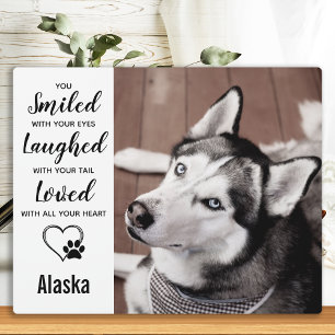 ペットメモリアル - ペットの追悼 - ペットロスの記念品 フォトプラーク