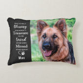 ペットメモリアル – ペットロス悔やみや弔慰愛恋しく思引用文 アクセントクッション (正面)