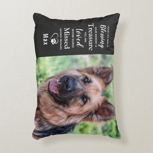 ペットメモリアル – ペットロス悔やみや弔慰愛恋しく思引用文 アクセントクッション (正面(垂直))