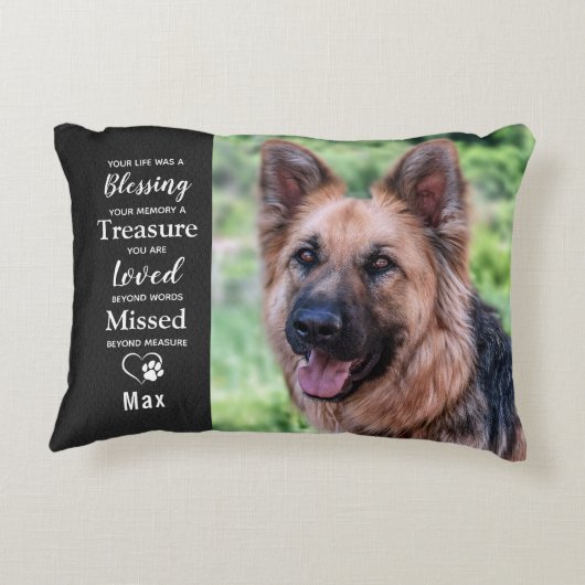 ペットメモリアル – ペットロス悔やみや弔慰愛恋しく思引用文 アクセントクッション (裏面)