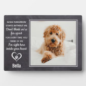 ペットメモリアル ペットロス 追悼記念品 フォトプラーク (正面)