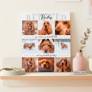 ペットメモリアル 思い出の品 オーダーメイド 犬 猫 写真 コラージュ フォトプラーク