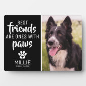 ペットメモリアル | 思い出の犬の記念品 フォトプラーク (正面)