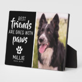 ペットメモリアル | 思い出の犬の記念品 フォトプラーク (側面)