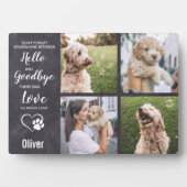 ペットメモリアル 愛犬追悼品 ペットロスメモリアル フォトプラーク (正面)