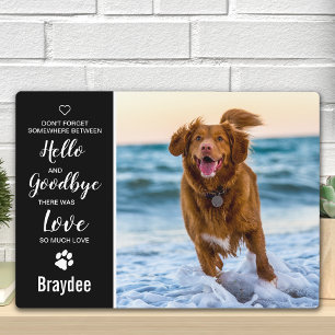 ペットメモリアル 愛犬追悼品 ペットロスメモリアル フォトプラーク