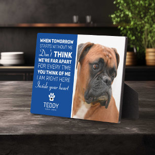 ペットメモリアル   追悼 犬の記念品 フォトプラーク