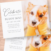 ペットメモリモダンーシンプルルのミニマリストシック写真 ポストカード