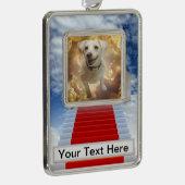 ペットメモリー　フレームドオーナメント シルバープレートフレームオーナメント (右)