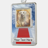 ペットメモリー　フレームドオーナメント シルバープレートフレームオーナメント (左)