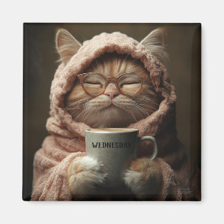 ペットモダンおもしろい日水曜日マグネット マグネット