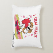 ペットモダンのためのセンチメンタルなバレンタインデー アクセントクッション (正面(垂直))