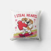 ペットモダンのためのセンチメンタルなバレンタインデー クッション (正面)
