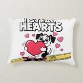 ペットモダンのための感傷的なバレンタイン枕 アクセントクッション (裏面)