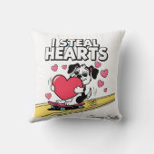 ペットモダンのための感傷的なバレンタイン枕 クッション (裏面)