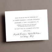 ペットモダンの写真の日付の保存 セーブザデート