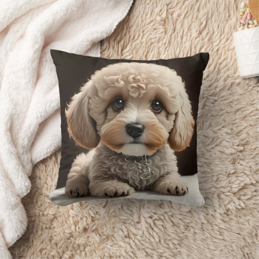 ペットモダンの写真、犬の写真、犬の恋人 クッション (ブランケット)