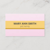 ペットモダンプロフェッショナル名刺 エンクロージャーカード (裏面)