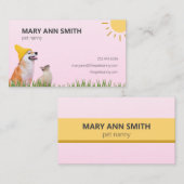 ペットモダンプロフェッショナル名刺 エンクロージャーカード (正面/裏面)