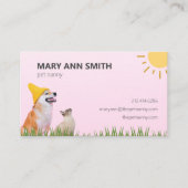 ペットモダンプロフェッショナル名刺 エンクロージャーカード (正面)