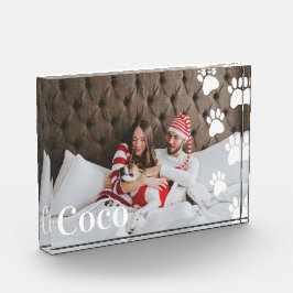 ペットモダンミニマルポープリントパターン動物 フォトブロック