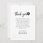 ペットモダンメモリシンプルー10フォトコラージュカード (裏面)