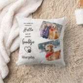 ペットモダンロストギフトパーソナライズされた- Dogメモリアル クッション (ブランケット)