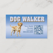 ペットモダン着座ドッグウォーカープロフェッショナルサービス 名刺 (正面)