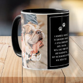 ペットモダン記念グランジ詩の写真 マグカップ