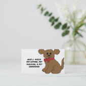 ペットモデル 名刺 (スタンド正面)