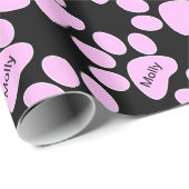 ペットモノグラムの上品な包装紙 ラッピングペーパー (ロールコーナー)