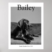 ペットユニークポートレートマガジカスタムン写真 ポスター (正面)