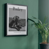 ペットユニークポートレートマガジカスタムン写真 ポスター