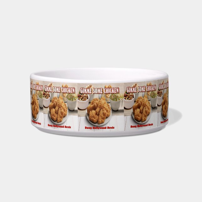 ペットユーモアのある皿 ボウル (正面)