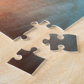 ペットライフ |蝶が生えた可愛い猫の写真 ジグソーパズル (側面)