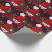 ペットラットのフィンチの休日の包装紙 ラッピングペーパー (角)