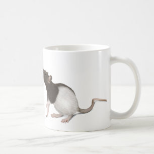 ペットラットの絵画 コーヒーマグカップ