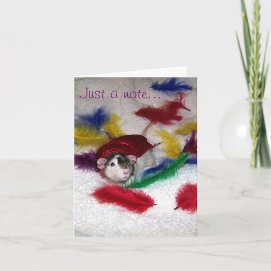 ペットラットオーロノートカード ノートカード (正面)