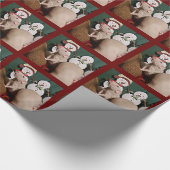 ペットラットリースクリスマスラッピング紙 ラッピングペーパー (角)