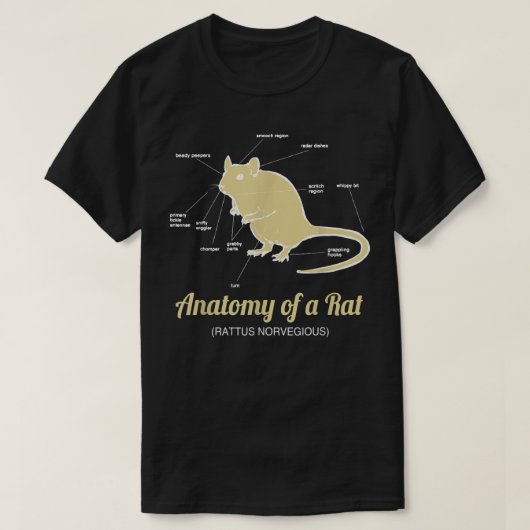 ペットラットTシャツの構造  Tシャツ (デザイン正面)