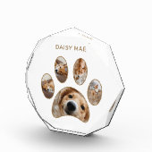 ペットラバーカスタムズ金ゴールドポープリント名コラージュ フォトブロック (右)