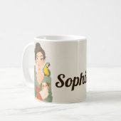 ペットラバーズコージーポートレート コーヒーマグカップ (正面左)