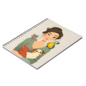 ペットラバーズコージーポートレート ノートブック (左側)