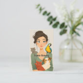 ペットラバーズコージーポートレート 名刺 (スタンド正面)