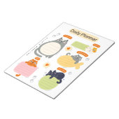 ペットラバーズシック&デイリーカラフルプランナー ノートパッド (アングル)