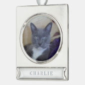 ペットラブ バナー オーナメント / シルバー (左)